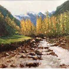 Kamran Ahmed, 30 x 30 Inch, Oil On Canvas, Landscape Painting, AC-KMA-030